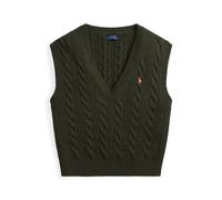 Polo Ralph Lauren Regular Fit Pullunder aus Woll-Kaschmir-Mix in Oliv, Größe M