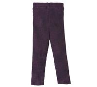 Woll Leggings aubergine warm und mitwachsend 134/140
