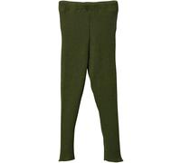 Disana STRICK-LEGGINGS, 100% Bio-Merinowolle GOTS, IVN Best | tolle Bewegungsfreiheit | Baby, Kleinkind Kind Unisex | Made in Germany | Oliv Gr. 62-68