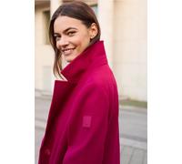 Wollmantel CECIL, Damen, Gr. XXL (46), rot (beaujolais rot), Stoff, Obermaterial: 90% Polyester, 10% Viskose; Futter: 100% Polyester, unifarben, comfort fit ca. Mitte Oberschenkel, V-Ausschnitt, abges