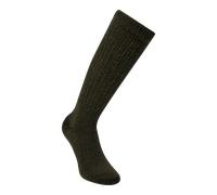 Woll-Seiden-Socken - Forest Green