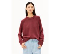 WOLL-STRICKPULLOVER | Bio-Woll Mix (recycelt) - rot (XS)