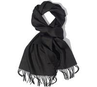 Woll- und Kaschmirschal für Damen im Winter, einfarbiger weißer Schal für Herbst und Winter, Herrenschal aus Kaschmirimitat für Herbst und W