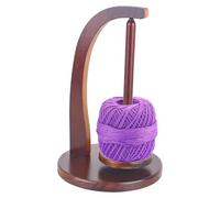 Wollabwickler Wollhaspel Rotierender Magnetischer Wollknäuelhalter Holz - Yarn Winder, Garnhalter Wollhalter Wollwickler Garnrollenhalter für Strickliebhaber Häkel- und Strickzubehör-Geschenke