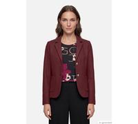 Kurzblazer BETTY BARCLAY "Damen mit aufgesetzten Taschen", Damen, Gr. 48, maroon banner, Flanell, Obermaterial: 75% Polyester, 25% Wolle. Futter: 100% Polyester, tailliert normal, Blazer Kurzblazer, M