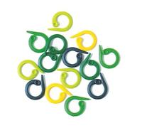 wolldealer 24 Knitpro offene Maschenmarkierer aus Kunststoff, 30 St. Pack, z. Stricken u. Häkeln,