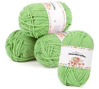 Wolle 200g Acryl 5Ply Häkeln Stricken Set Anfänger Matcha