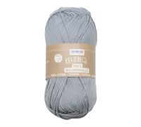 Wolle Cotton Baumwolle grau 170 m 50 g