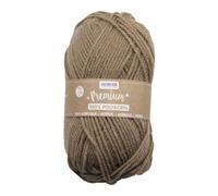 Glorex 5 1001 12 - Premium Wolle aus 100 % Acryl, leicht zu verarbeiten, vielseitig einsetzbar, wärmend, weich, nicht kratzend, 50 g, ca. 140 m, braun