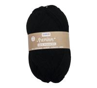 Wolle Premium Polyacryl schwarz 140 m 50 g