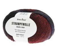 Wolle Rödel Strumpfwolle Color Marine/Beere