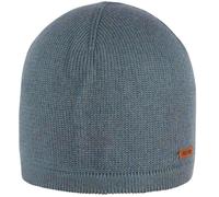 Wolle Seide Beanie blau 47/49