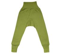 Cosilana, Baby Nabelbundhose/Hose, 70% Wolle, 30% Seide (Grün, 98-104)