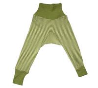 Cosilana, Baby Nabelbundhose/Hose, 70% Wolle, 30% Seide (Grün/Natur, 562-68)