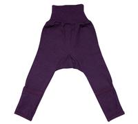 Cosilana, Baby Nabelbundhose/Hose, 70% Wolle, 30% Seide (Pflaume, 86-92)