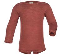 Engel Baby Body Langarm, 70% Wolle (kbT) und 30% Seide (Kupfer, 62-68)