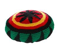 Wolle Stricken Rasta Hut Reggae Jamaikanische Kappe Bunte Beanie Hut Häkeln Gestrickt Slouchy Baggy Cap
