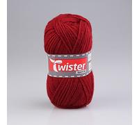 Wolle Twister Sport 50 Uni - Weinrot - 50g