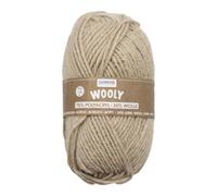 Wolle Wooly 30% Wolle beige 90 m 50 g