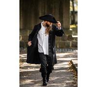 Wollfilzhut Dreispitz Schwarz "Hugo"