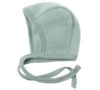 Wollfleece Babymütze bergblau 50/56