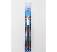 Wollhäkelnadeln Soft-Griff, 16cm, 7,00mm, silberfarbig(Bild zeigt eine Grösse höher)