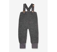 PURE PURE by Bauer Kinder Latzhose Bio-Schurwolle Walk melange grau Gr.98/104