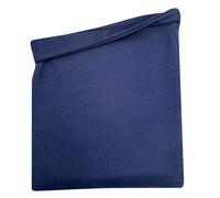 Wollhuhn Kinder Long Loop - Extra langer Schlauchschal aus Baumwolljersey - Weicher, zweilagiger Halswärmer für Jungen & Mädchen - Handgemacht in Deutschland (Baumwolljersey, Einfarbig Dunkelblau)