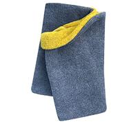 Wollhuhn Warmer Jungen/Mädchen UNSER WÄRMSTER Winter Loop/Schlauchschal/Schlupfschal Zwei Lagen Fleece Zum Wenden (Anthrazit/Senf)