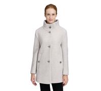Wolljacke BETTY BARCLAY "Damen mit hohem Kragen", Damen, Gr. 42, grau (hellgrau), Obermaterial: 70% Wolle, 30% Polyester. Futter: 100% Acetat., schmal, Jacken (39880501-42) hellgrau