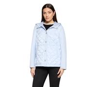 Wolljacke BETTY BARCLAY "Damen mit Kapuze", Damen, Gr. 44, ether blau melange, Obermaterial: 100% Polyester; Besatz: 100% Polyamid; Füllung: 100% Polyester, gerade, Jacken (91591349-44) ether blau mel