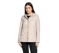 Wolljacke BETTY BARCLAY "Damen mit Kapuze", Damen, Gr. 46, nature melange, Obermaterial: 100% Polyester; Besatz: 100% Polyamid; Füllung: 100% Polyester, gerade, Jacken (21748351-46) nature melange
