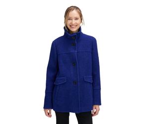 Wolljacke GIL BRET, Damen, Gr. 38, bright blau melange, Web, Obermaterial: 32% Baumwolle, 27% Polyester, 18% Wolle, 18% Polyacryl, 5% sonstige Fasern, unifarben, gerade Po-bedeckend, Rundhals, Jacken,
