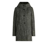 Wolljacke GIL BRET, Damen, Gr. 38, schwarz (schwarz, cream), Obermaterial: 52% Schurwolle, 17% Polyester, 16% Polyacryl, 15% Wolle, meliert, regular fit ca. Mitte Oberschenkel, gerader Abschluss, Jack