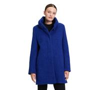 Wolljacke GIL BRET "Damen Wolljacke mit Stehkragen", Damen, Gr. 42, blau (bright blau melange), Obermaterial: 32% Baumwolle, 27% Polyester, 18% Wolle, 18% Polyacryl, 5% diverse Faserarten. Futter: 100