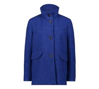 Wolljacke GIL BRET, Damen, Gr. 42, blau (bright blau melange), Web, Obermaterial: 32% Baumwolle, 27% Polyester, 18% Wolle, 18% Polyacryl, 5% sonstige Fasern, unifarben, casual, gerade Po-bedeckend, Ru