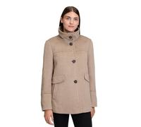 Wolljacke GIL BRET, Damen, Gr. 46, beige (taupe melange), Web, Obermaterial: 40% Polyacryl, 30% Polyester, 22% Wolle, 5% Polyamid, 3% sonstige Fasern, unifarben, gerade Po-bedeckend, Rundhals, Jacken,