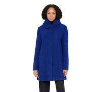 Wolljacke GIL BRET, Damen, Gr. 46, blau (bright blau melange), Web, Obermaterial: 32% Baumwolle, 27% Polyester, 18% Wolle, 18% Polyacryl, 5% sonstige Fasern, unifarben, tailliert ca. Mitte Oberschenke