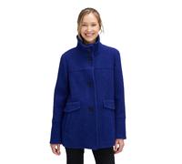 Wolljacke GIL BRET, Damen, Gr. 46, blau (bright blau melange), Web, Obermaterial: 32% Baumwolle, 27% Polyester, 18% Wolle, 18% Polyacryl, 5% sonstige Fasern, unifarben, casual, gerade Po-bedeckend, Ru