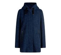 Wolljacke GIL BRET "Damen mit Kapuze", Damen, Gr. 38, blau (moonlight blau melange), Bouclé, Obermaterial: 32% Baumwolle, 27% Polyester, 18% Wolle, 18% Polyacryl, 5% diverse Faserarten. Besatz: 100% P