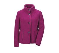 Wolljacke GOLDNER "Elegante Kurzjacke mit Stehkragen", Damen, Gr. 42, pink (beere), Obermaterial: 65% Wolle mw. 35% Polyester PES., Modisch, Sonstiges, Jacken, besondere Nahtführung (20772962-42) beer
