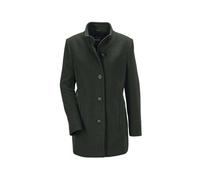 Wolljacke GOLDNER "Kurzgröße Eleganter Wintermantel mit Stehkragen", Damen, Gr. 25, grün (lodengrün), Obermaterial: 60% Wolle WO. 25% Polyester PES. 10% Polyamid PA. 5% sonstige Fasern AF., weit Sonst