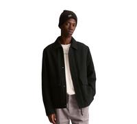 Wolljacke MARC O'POLO DENIM, Herren, Gr. M, schwarz, Bouclé, Obermaterial: 77% Polyester, 20% Wolle, 3% sonstige Fasern, regular fit normal, Jacken, regular aus weichem Bouclé mit Recycling-Anteil (99