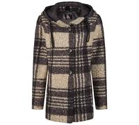 Wolljacke mit Kapuze Grau 48