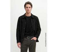 Outdoorjacke MARC O'POLO "aus weichem Double Face Wool Blend", Herren, Gr. S, schwarz, Obermaterial: 50% Wolle, 47% Polyester, 3% Sonstige Fasern, unifarben, regular fit, normaler Saum, Jacken Outdoor