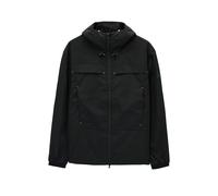 Wolljacke WEEKEND OFFENDER "GUADALAJARA WINDBREAKER. Herren", Herren, Gr. M, schwarz, Softshell, 100% Nylon, normal normal, Jacken, Jacke Herren, Übergangsjacke, Kapuze, Regenjacke, Outdoor, Sale (874