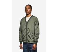 Wolljacke WEEKEND OFFENDER "RONSON PARACHUTE CARDIGAN Herren", Herren, Gr. L, schwarz forest, Softshell, 100% Nylon, normal normal, Jacken, Jacke Herren, leichte Überjacke, V-Ausschnitt, Strickjacke,