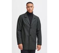 Wollmantel BLEND "BHWally", Herren, Gr. L, charcoal mix, 100% Polyester, unifarben, regular fit ca. Mitte Oberschenkel, Mäntel, Wärmender Basic Wollmantel (40103736-L) charcoal mix