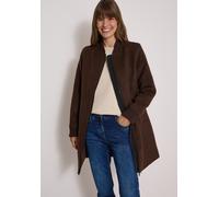 Wollmantel CECIL, Damen, Gr. L (42), braun (chocolate sauce braun), Stoff, Oberstoff: 72% Polyester, 25% Wolle, 3% Polyacryl. Futter: 100% Polyester, unifarben, comfort fit ca. Mitte Oberschenkel, Bün
