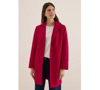 Wollmantel CECIL, Damen, Gr. L (42), rot (beaujolais rot), Stoff, Obermaterial: 90% Polyester, 10% Viskose; Futter: 100% Polyester, unifarben, comfort fit ca. Mitte Oberschenkel, V-Ausschnitt, abgeste
